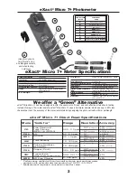 Preview for 2 page of eXact Micro 7+ Instruction Manual