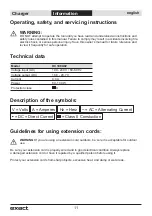 Preview for 11 page of eXact PipeCut 170 Operating Instructions Manual