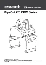 Preview for 1 page of eXact PipeCut 220 INOX Series Operating Instructions Manual