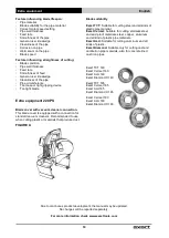 Предварительный просмотр 19 страницы eXact PipeCut 220 Pro Series Operating Instructions Manual