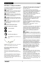 Preview for 8 page of eXact Pipecut 280 Pro Series Operating Instructions Manual