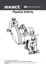 eXact PipeCut Infinity Operating Instructions Manual предпросмотр