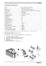 Предварительный просмотр 6 страницы eXact PipeCut P1000 Operating Instructions Manual