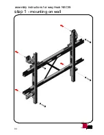 Предварительный просмотр 3 страницы eXact Videowall Mount PDVWXUN easyHook 55 L Assembly Instructions Manual