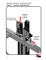 Предварительный просмотр 7 страницы eXact Videowall Mount PDVWXUN easyHook 55 L Assembly Instructions Manual