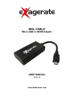 Exagerate XMHL100 User Manual предпросмотр