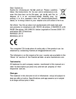 Предварительный просмотр 2 страницы Exagerate XMHL100 User Manual