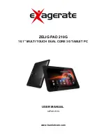 Preview for 1 page of Exagerate ZELIG PAD 210G User Manual