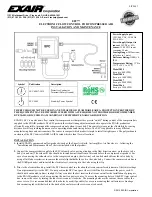 Предварительный просмотр 1 страницы EXAIR EFC Installation And Maintenance