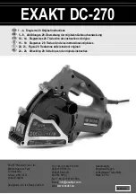 Preview for 1 page of Exakt DC 270 Manual