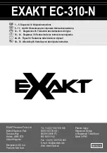 Exakt EC-310-N Manual предпросмотр