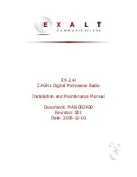 Exalt EX-2.4i Lite Installation And Maintenance Manual предпросмотр