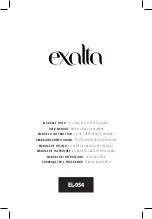 Preview for 1 page of EXALTA EL-054 User Manual