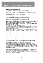 Preview for 21 page of EXALTA EL 120 User Manual