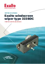 Exalto MD1 223BDC Manual preview