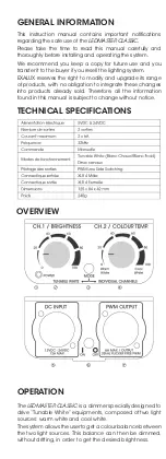 Предварительный просмотр 2 страницы Exalux LEDMASTER CLASSIC User Manual