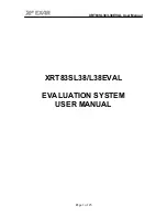 Exar XRT83SL38/L38EVAL User Manual preview