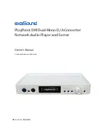 exaSound PlayPoint DM Owner'S Manual предпросмотр