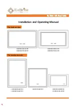 Preview for 1 page of ExBrite LSJSBM6028BLAL Series Installation And Operating Manual