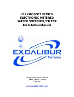 Excalibur Water Systems CHLOROSOFT SERIES Installation Manual preview