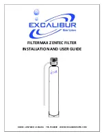 Preview for 1 page of Excalibur Water Systems FILTERMAX ZENTEC Installation And User Manual