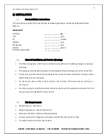 Preview for 3 page of Excalibur Water Systems FILTERMAX ZENTEC Installation And User Manual