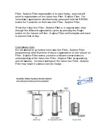 Предварительный просмотр 7 страницы Excalibur Water Systems Value Iron Filter - Sulphur Filter Installation Manual