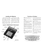 Preview for 3 page of Excalibur Bar Master Professional 414PE-BK User Manual