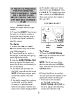 Preview for 6 page of Excalibur Fox Sports Football FX202 Operating Manual