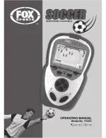 Preview for 1 page of Excalibur Fox Sports Soccer FX201 Operating Manual