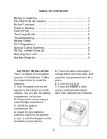 Preview for 3 page of Excalibur Fox Sports Soccer FX201 Operating Manual