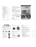 Preview for 1 page of Excalibur Mini Cooper S 1:20 Scale Radio Control Car 9356 Instruction Manual