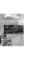 Excalibur Motorized Pool Lounger PR10 User Manual preview