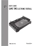 Excalibur NFL Game Time NF-06 User Manual preview