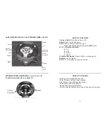 Preview for 3 page of Excalibur Plug And Play Steering Wheel VR502 Owner'S Manual