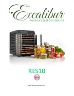 Excalibur RES10 Instructions Manual предпросмотр