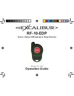 Preview for 1 page of Excalibur RF-10-EDP Operation Manual