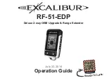 Preview for 1 page of Excalibur RF-51-eDp Operation Manual