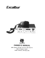 Предварительный просмотр 2 страницы Excalibur Samurai Owner'S Manual