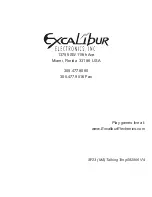 Предварительный просмотр 7 страницы Excalibur Scarface SF23 Owner'S Manual