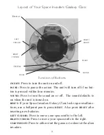 Preview for 4 page of Excalibur Space Invaders Galaxy Class 409 Operating Manual