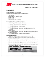 Preview for 2 page of Excel Technology EXO104SV1 Operating Manual