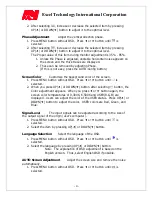 Preview for 5 page of Excel Technology EXO104SV1 Operating Manual