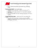 Preview for 6 page of Excel Technology EXO104SV1 Operating Manual