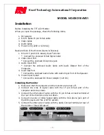 Preview for 2 page of Excel Technology EXO104VG1 Operating Manual