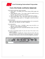 Preview for 3 page of Excel Technology EXO104VG1 Operating Manual