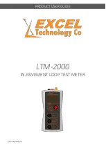 Предварительный просмотр 1 страницы Excel Technology LTM-2000 Product User Manual