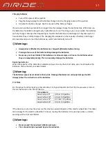 Preview for 38 page of Excel Airide B-Ace User Manual