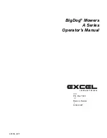 Preview for 1 page of Excel BigDog Operator'S Manual