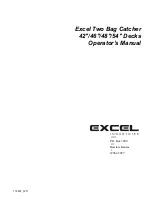 Excel Two Bag Catcher Operator'S Manual preview